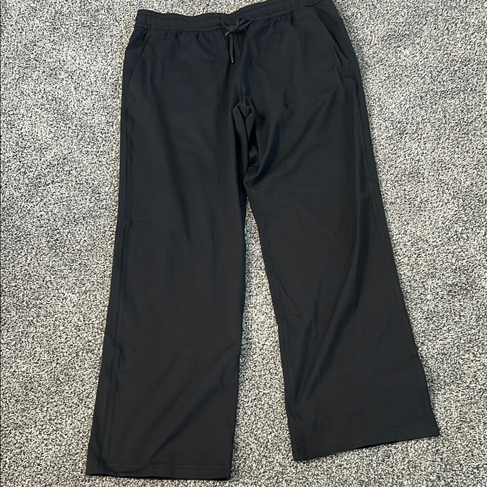 Lululemon soft jersey midrise Black Pants